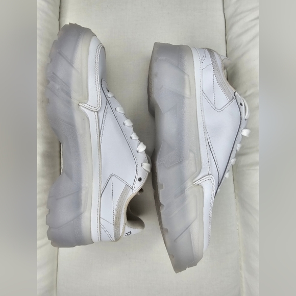 REEBOK x Cardi B Club C GX5098 White Platform Sneakers. Size 5.5 - Picture 6 of 11